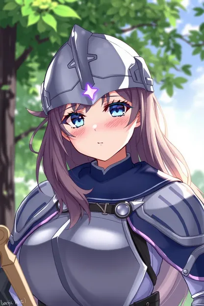 Sallet Helmet Anime Girl Fashion