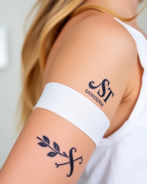 Saniderm Tattoo Bandage for Tattoo Healing