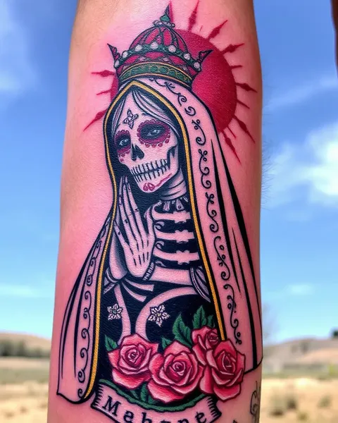 Santa Muerte Tattoo: A Symbol of Spiritual Guidance