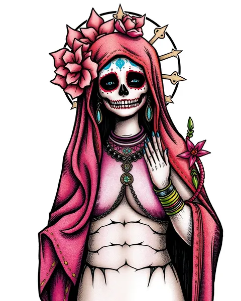 Santa Muerte Tattoo: A Symbol of Strength and Courage