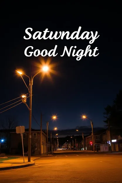 Saturday Night Images for a Good Sleep