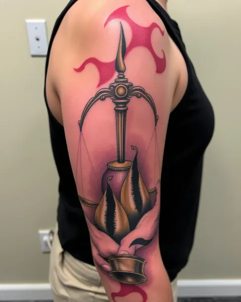 Scales of Justice Tattoo: Representation of Moral Principles and Fairness