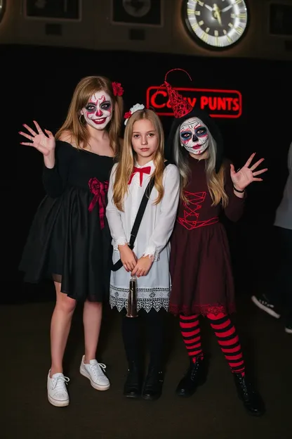 Scary Girl Costumes for Kids and Teenagers