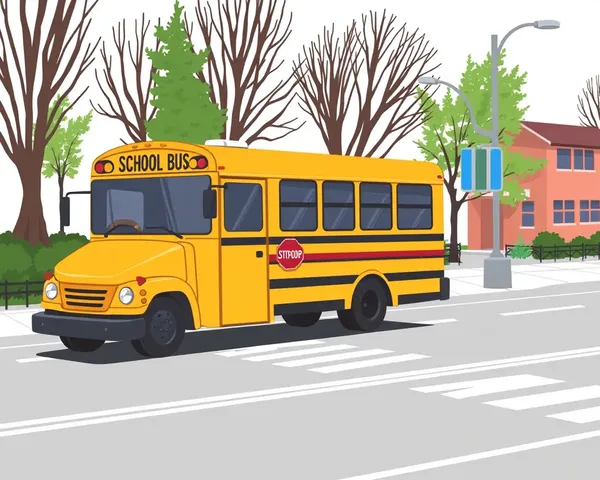 School Bus PNG Icon for Design