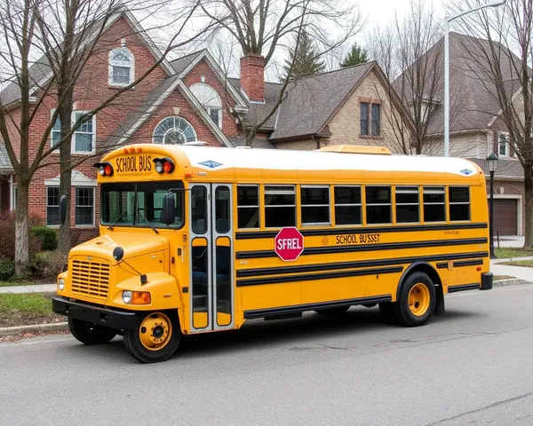 School Bus PNG Image for Illustration