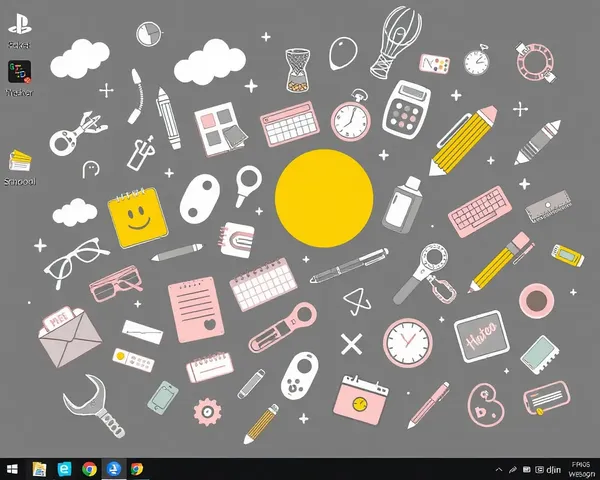 School Desktop Doodles PNG Images Found