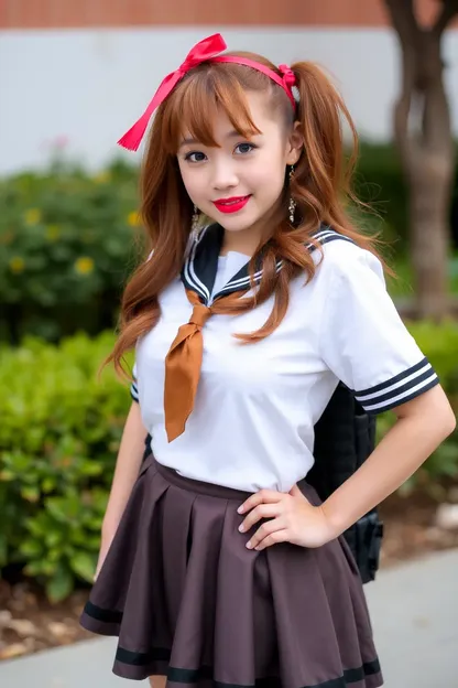 School Girl Uniform Costume for Historical Drama