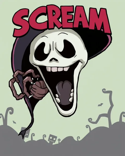 Scream Cartoon Images: Cartoonish Creepiness and Terror