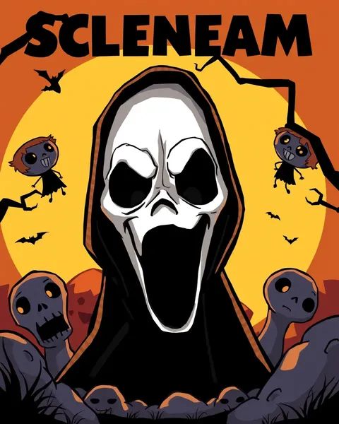 Scream Cartoon Images: Graphic Novelty and Horror