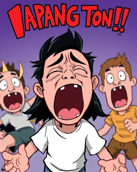 Screaming Cartoon Images Create Panic