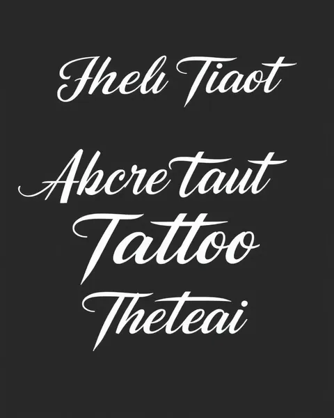 Script Fonts Tattoo: Script Fonts for Tattoo Artists and Designers