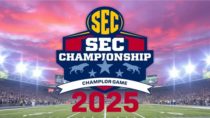 Sec Championship Game 2025 Announced for Next Year