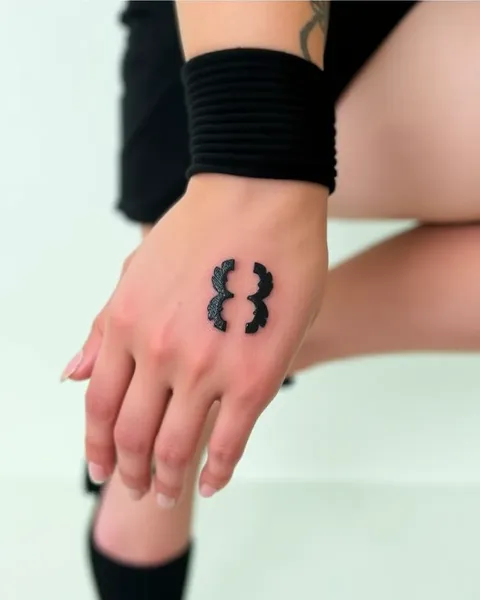 Semicolon Tattoo Ideas for Overcoming Adversity