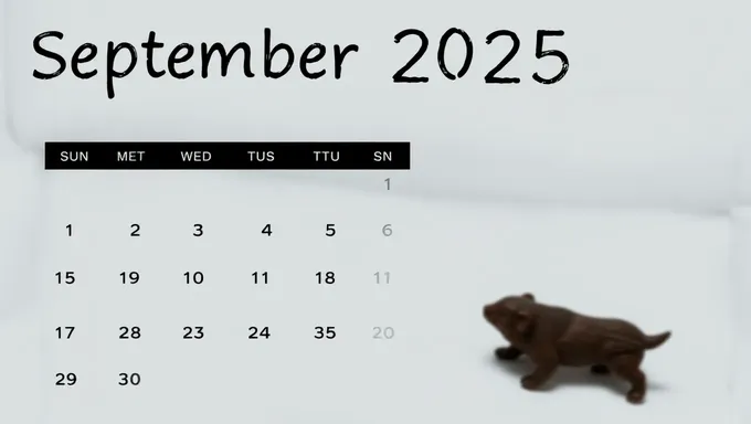 Sept 2025 Calendar Highlights Key Milestones