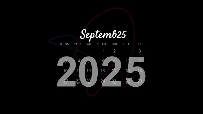 Sept 2025 Calendar Released for Public View