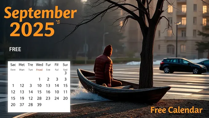 September 2025 Calendar Free in PDF Format Available