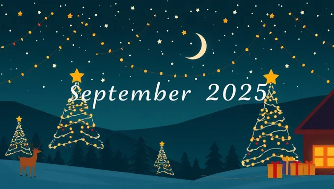 September 2025 Holidays and Events Schedule