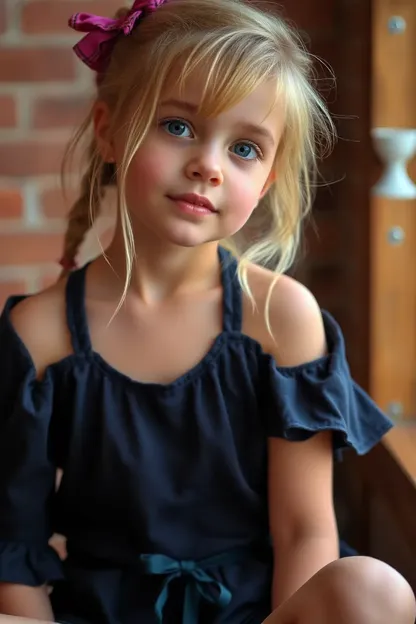 Sexy Little Girl's Sultry and Seductive Smile