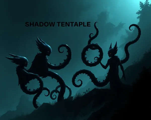 Shadow Tentacles PNG Image Description