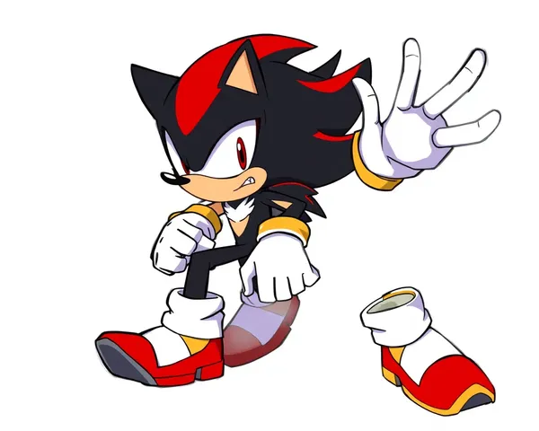 Shadow the Hedgehog PNG File Located