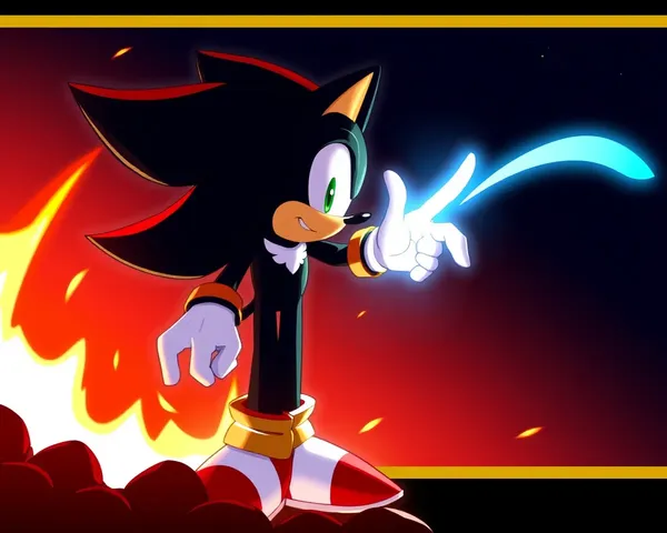 Shadow the Hedgehog PNG Graphic Found