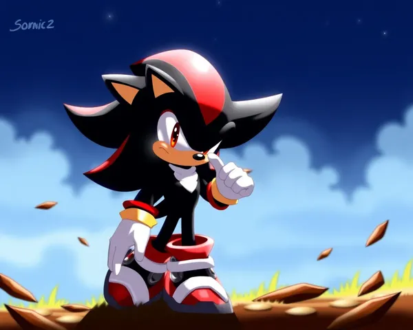 Shadow the Hedgehog PNG Image Located