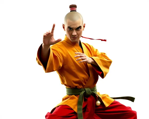 Shaolin Monk PNG Ancient Chinese Symbol