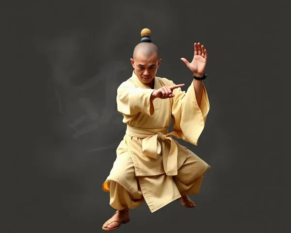 Shaolin Monk PNG Image Found Online