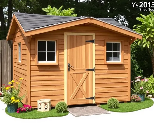 Shed PNG Transparent Background with Text