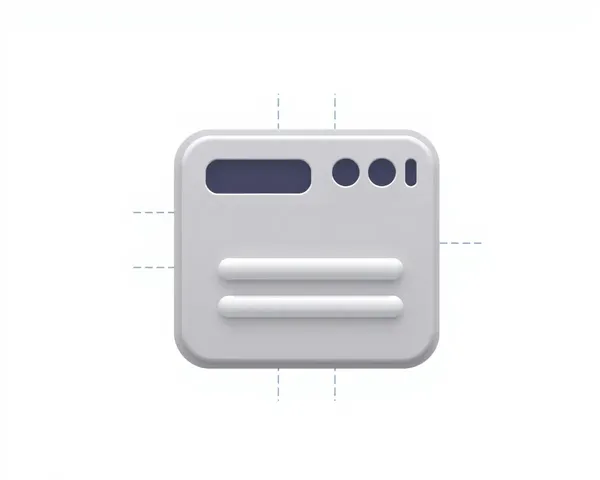 Sidebar Icon PNG 3D Design Needed