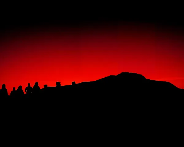 Silhouette of People in PNG Format