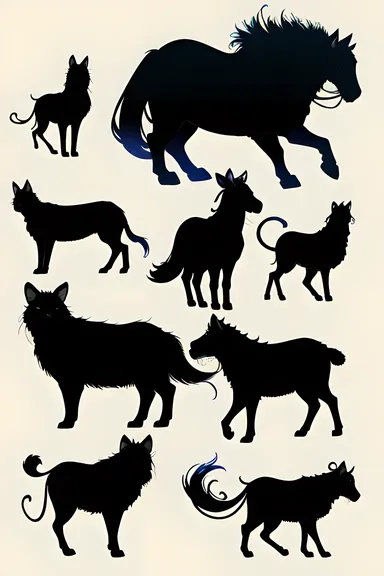 Silhouettes of Animals Images: Whimsical Animal Silhouettes