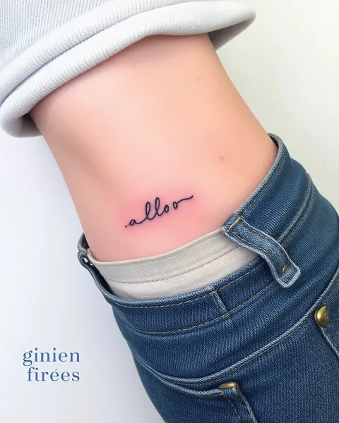 Simple Line Tattoos for Bold yet Elegant Look