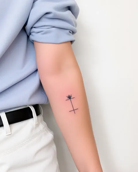 Simple Line Tattoos for Minimalist Art Lovers