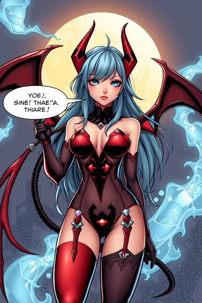 Sinia's Comic Daemon Girl Pic Unveiling