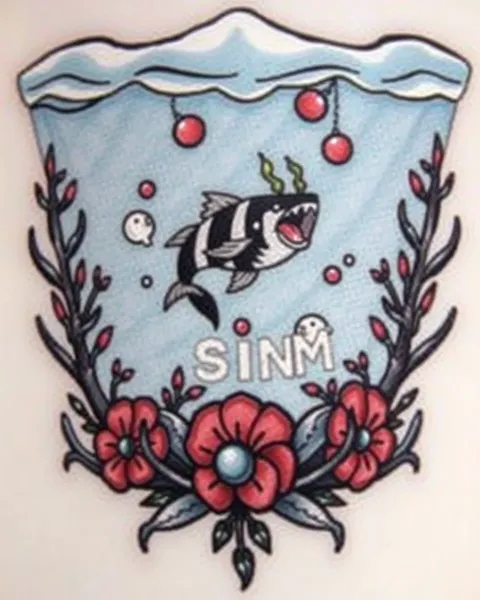 Sink or Swim Tattoo: Swim or Sink: A Choice of Life