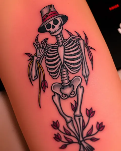 Skeleton Jack Tattoo Designs: Unique Body Art Ideas