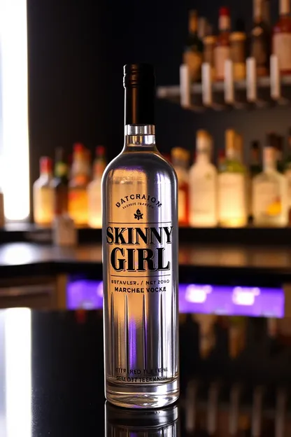 Skinny Girl Vodka Bottle Label Description