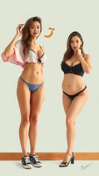 Skinny and Big Boobs: Unusual Physical Characteristics