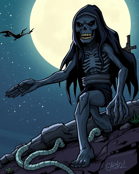 Skinwalker Cartoon Images Illustrate Paranormal Phenomenon