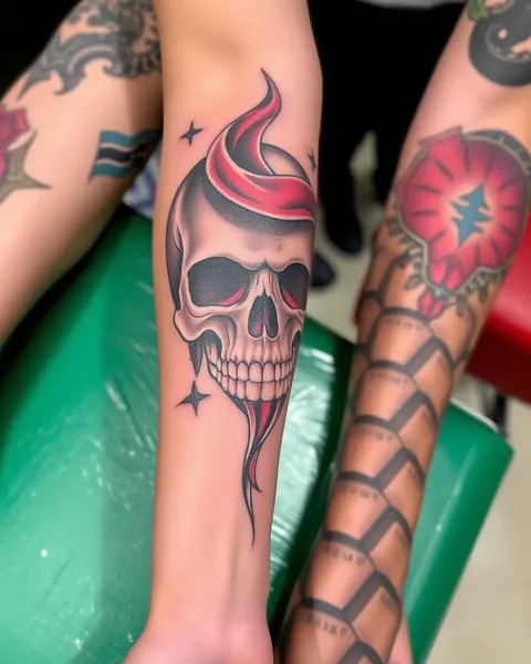 Skull Forearm Tattoos: Boldly Expressing One's Identity