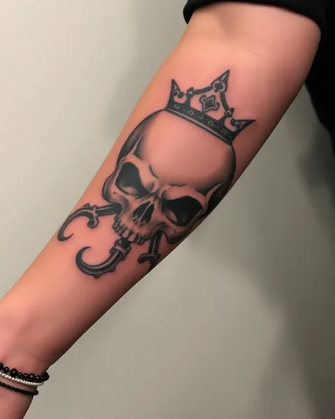 Skull Forearm Tattoos: Daring and Attention-Grabbing