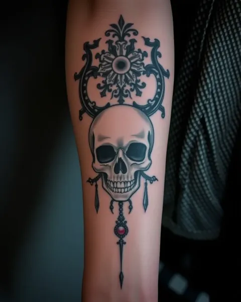 Skull Forearm Tattoos: Expressing Darker Side of Personality