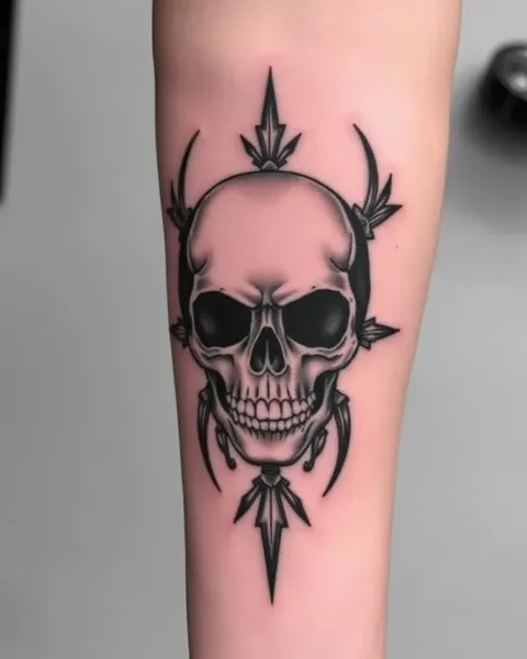 Skull Forearm Tattoos: Statement Piece for Bolder Individuals