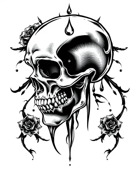 Skull Tattoo Stencils for Custom Designs