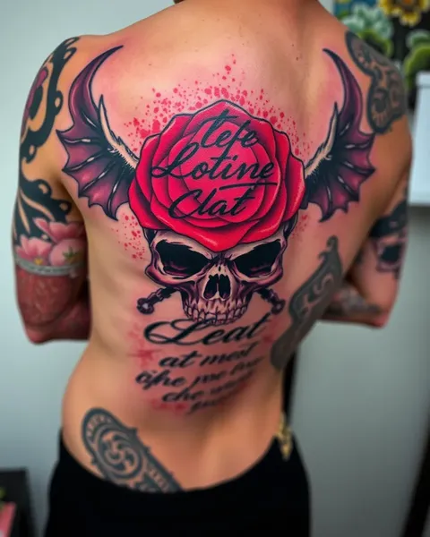 Skull Tattoos with Quotes: A Form of Self-Expression