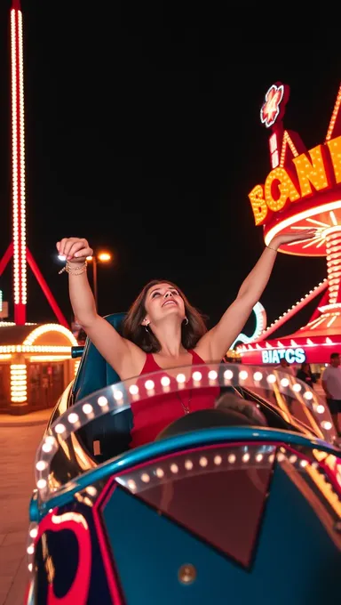 Sling Shot Ride Boobs in the Midst of Chaos