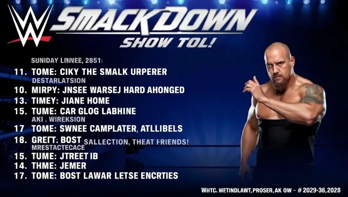 Smackdown Lineup for July 26, 2025 to Be Announced