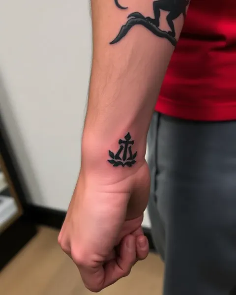 Small Wrist Tattoos for Men: A Symbol of Strength and Courage