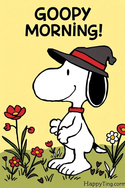 Snoopy's Morning Images for a Happy Good Morning